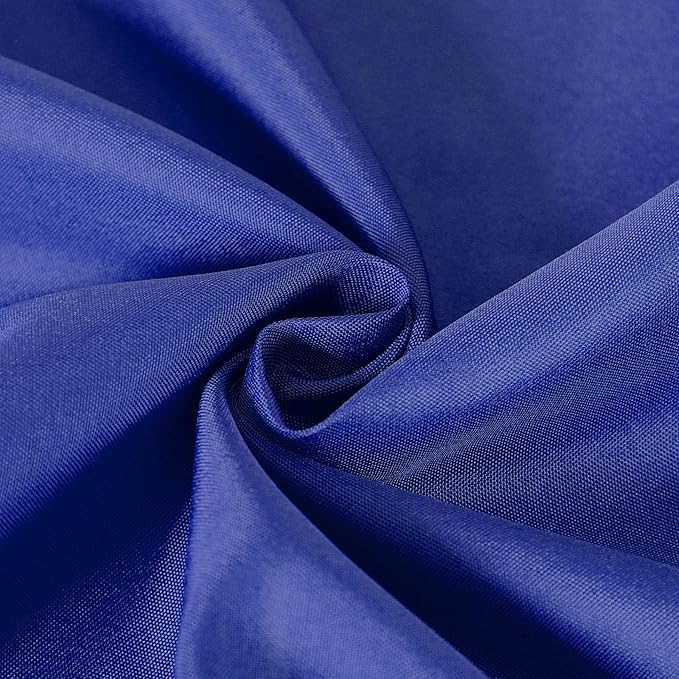 Cupuamon Square Tablecloth 90x90 inch Washable Polyester Fabric Table Cloth for Wedding Party Dining Banquet Decoration（90x90,Royal Blue）