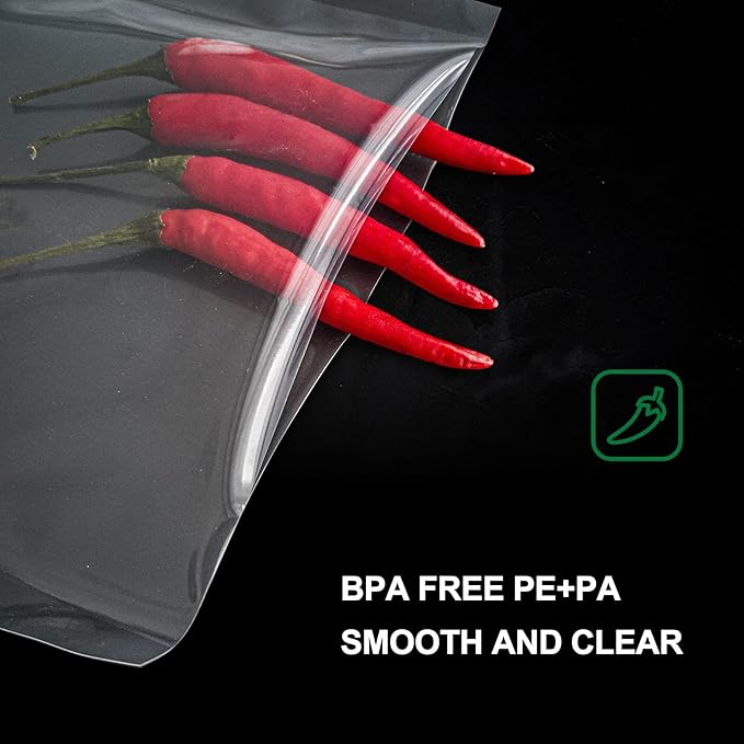 MAGIC SEAL Chamber Vacuum Sealer Bags Rolls - 10''x50' Smooth Vacuum Seal Rolls 2 Pack, BPA Free Great for Food Storage & Sous Vide, Non Textured, Not Compatible with FoodSaver-Type Sealers