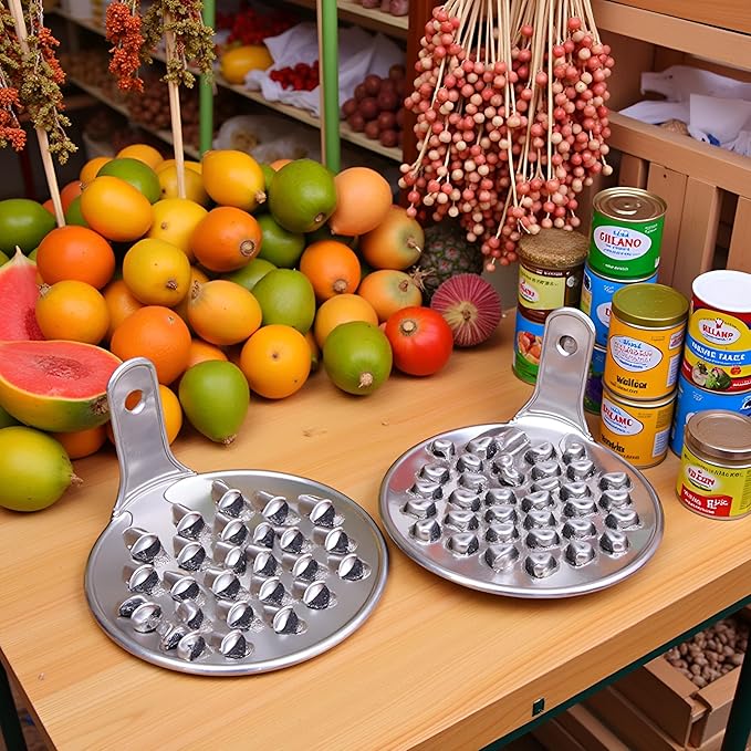 Small Bean Jelly Scraper,Cold Jelly Grater,Stainless Steel Jelly Scraping Scraper,Chinese Pasta Liang Pi Maker,Multipurpose Jelly Scraper, Peeling, Grating and Slicing Tool