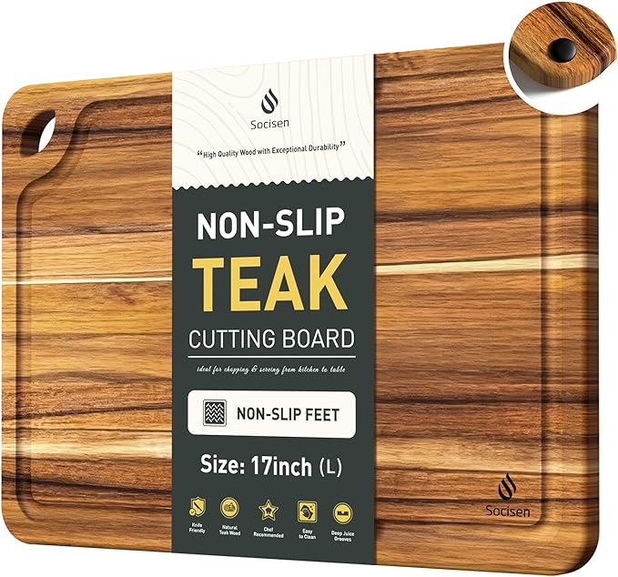 Cutting Board Wood Chopping Board Double Sided Charcuterie Boards Serving Board Kitchen Essential House Warming Hostess Host Gift Serving Tray for Christmas Wedding Birthday Anniversary Brick Red