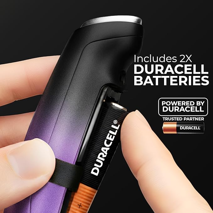 Zulay Kitchen Patented Tornado Triple Whisk Milk Frother with 4 Duracell Batteries ??Handheld Foam Maker for Coffee, Lattes, Matcha & Hot Chocolate ??Rich, Creamy Froth in Seconds
