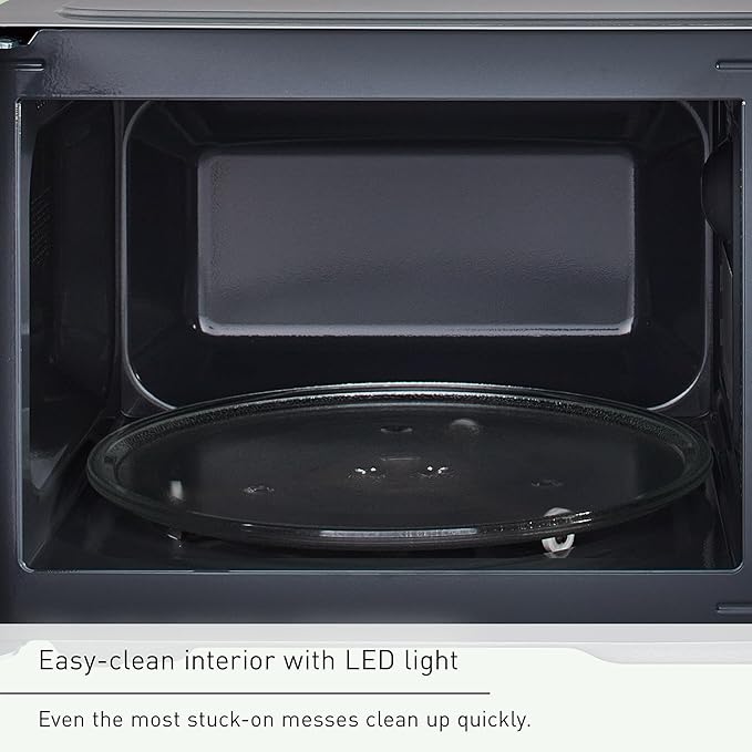 Panasonic Countertop Microwave Ovens, 0.9 Cu. Ft. 1000W, 15 Auto Cooking Presets, Inverter Technology for Even Cooking, with Genius Sensor Technology and Turbo Defrost- NN-SD47QSDAYH