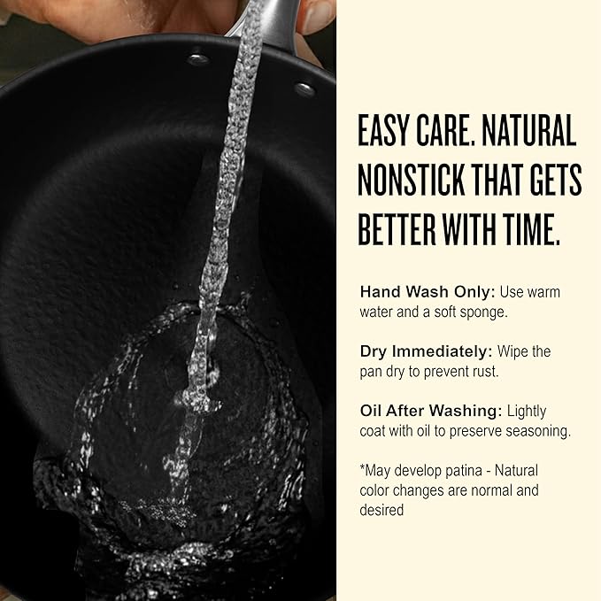 Alva Black Angus 9.5 & 11??Carbon Steel Frying Pan Set ??Naturally Nonstick, PFAS-Free & Toxin-Free, Oven & Induction Safe, Chef-Grade Heat Control, Built to Last a Lifetime, Designed in Belgium