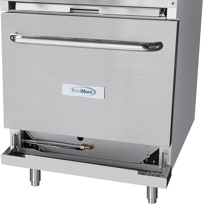 KoolMore 24 in. 4 Burner Commercial Liquid Propane Range with Oven (KM-CR24-LP)