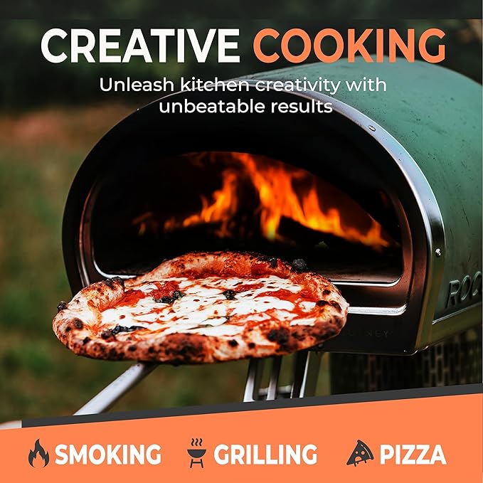 Kiln Dried Pizza Oven Wood 5-6 Inch Oak Logs ??12-14 lbs Mini Split Firewood with 10 Natural Fire Starters ??Cooking Wood for BBQ, Grilling, Smoking, and Outdoor Pizza Ovens