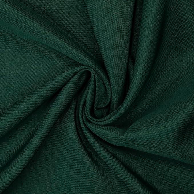 Gee Di Moda Rectangle Tablecloth - 60 x 84 Inch Hunter Green Table Cloth for 5 Foot Rectangle Tables - Heavy Duty Washable Fabric - for Holiday Party, Dinner, Weddings, Baby Shower & Events