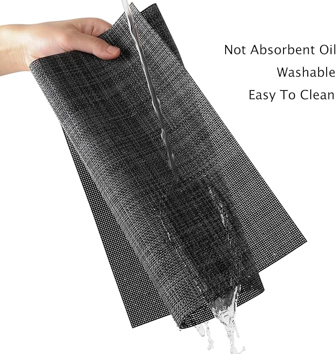 Myir JUN Table Runner, Vinyl Table Runner Indoor 55 Inch Long Arbitrarily Cropped Runner for Table Heatproof for Home Party (Dark Gray-Black, 15 x 55 inch)