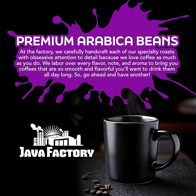 Donut Shop Blend by Java Factory, Medium Roast Coffee Pods for Keurig K Cup Brewers, 80 Count