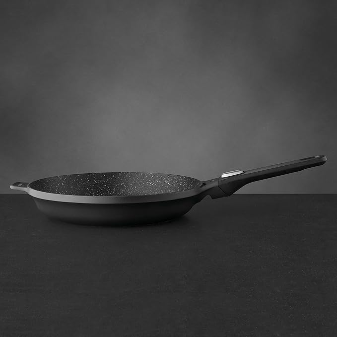 BergHOFF GEM Non-stick 3Pc Fry Pan Set, Stay-cool, Detachable Handle, Ferno-Green, Non-Toxic Coating, Induction Cooktop Ready
