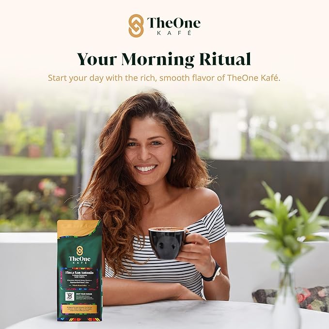 TheOne Kafé Guatemala Dark Roast Whole Bean Coffee ??Organic, Single Origin, Premium Specialty Coffee and Ethically Sourced ??Fresh Roasted for Espresso, Drip, Pour Over ??12 oz (Pack of 2)