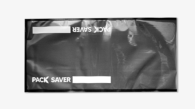 Vacuum Sealer Bags 50 Pack - 11"x24" Heavy Duty Pre-Cut Food Storage Bags for Food Saver, Meal Prep, Sous Vide - Commercial Grade BPA Free (Clear & Black)