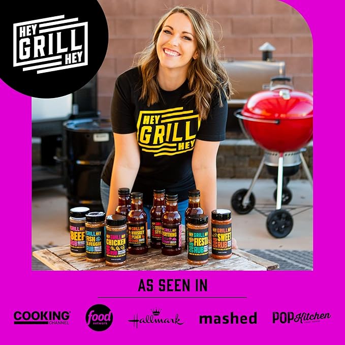 Hey Grill Hey | Beef Rub | Steak Seasoning | Brisket Rub | Burger Seasoning, Veggies and More | NBBQA Award Winning BBQ Blend | 11.7oz