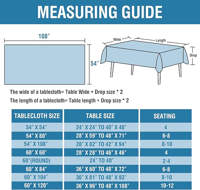 H.VERSAILTEX Linen Textured Table Cloths 54 x 108 Inch Premium Solid Tablecloth Spill-Proof Waterproof Table Cover for Dining Buffet Feature Extra Soft and Thick Fabric Wrinkle Free, Ink Blue