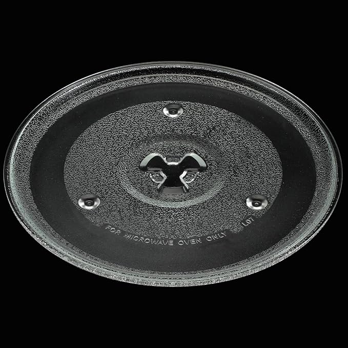 10-1/2" (270mm) Microwave Turntable Plate Microwave Cooking Tray Compatible for Hamilton Beach 252100500497 HB-P90D23 HB-P90D23A HBP90D23 Emerson P23 Magic Chef MCM990ST