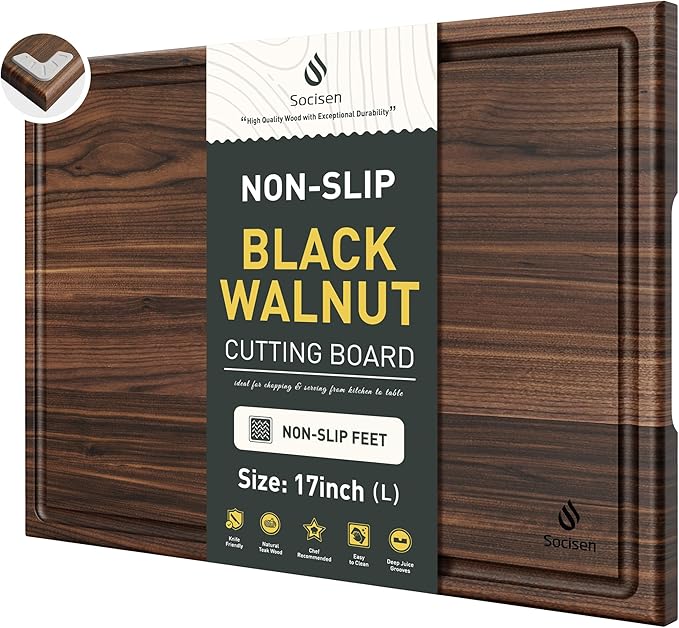 Cutting Board Wood Chopping Board Double Sided Charcuterie Boards Serving Board Kitchen Essential House Warming Hostess Host Gift Serving Tray for Christmas Wedding Birthday Anniversary Moss Green