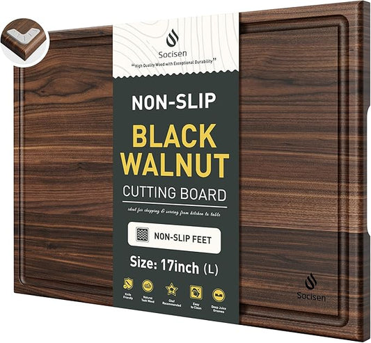 Cutting Board Wood Chopping Board Double Sided Charcuterie Boards Serving Board Kitchen Essential House Warming Hostess Host Gift Serving Tray for Christmas Wedding Birthday Anniversary Moss Green