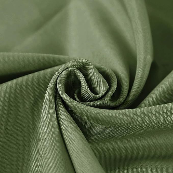 Cupuamon Rectangle Tablecloth 90x132 inch Washable Polyester Fabric Table Cloth for Wedding Party Dining Banquet Decoration（90x132, Willow）