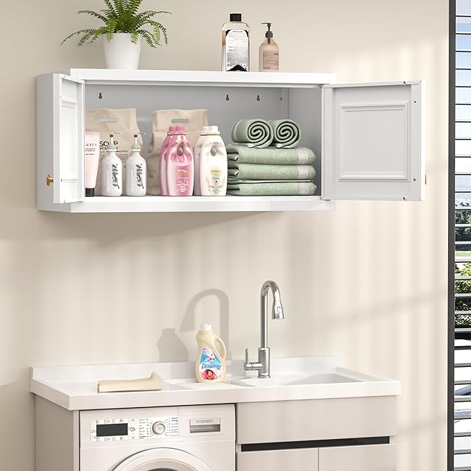90??Tall Kitchen Pantry Cabinet,Storage Cabinet with Doors and Adjustable Shelves,Modern Kitchen Hutch Cabinets,Freestanding Cupboard for Dining Room