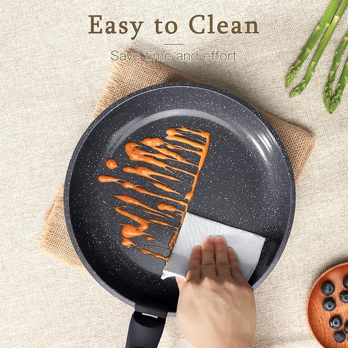 GiPP Ceramic Pots and Pans Set Non Stick, Nonstick Detachable Handle Cookware Sets, Healthy Non Toxic PFAS PFOA & PTFE Free, Dishwasher 竊냀ven Safe, Induction Kitchen Pot and Pan, 21 Piece Grey