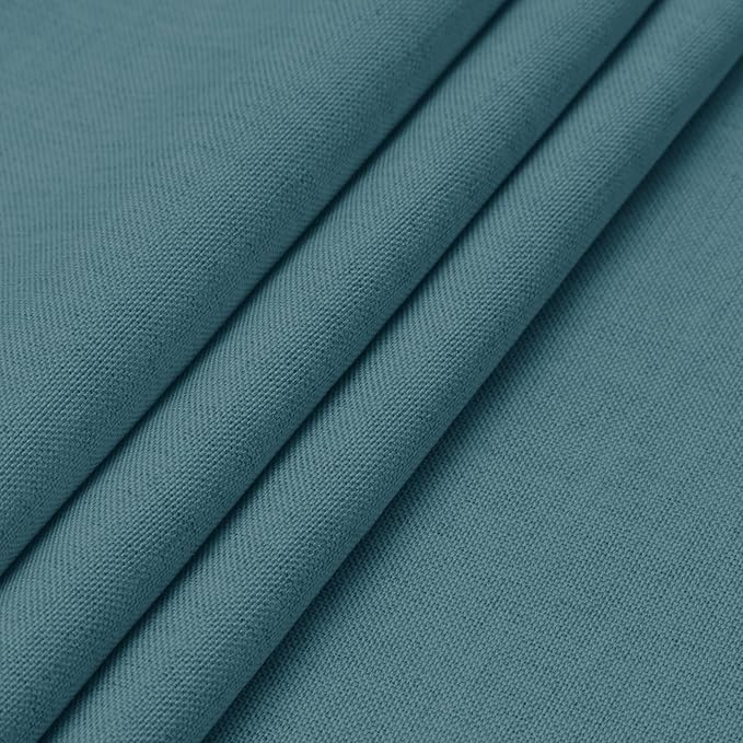 Easy-Going Faux Linen Waterproof Spill-Proof Tablecloth Stain Resistant Rectangle Table Cloth Wrinkle Free Decorative Fabric for Kitchen, Dining, Party, Weddings, Restaurants (60x102 in, Turquoise)