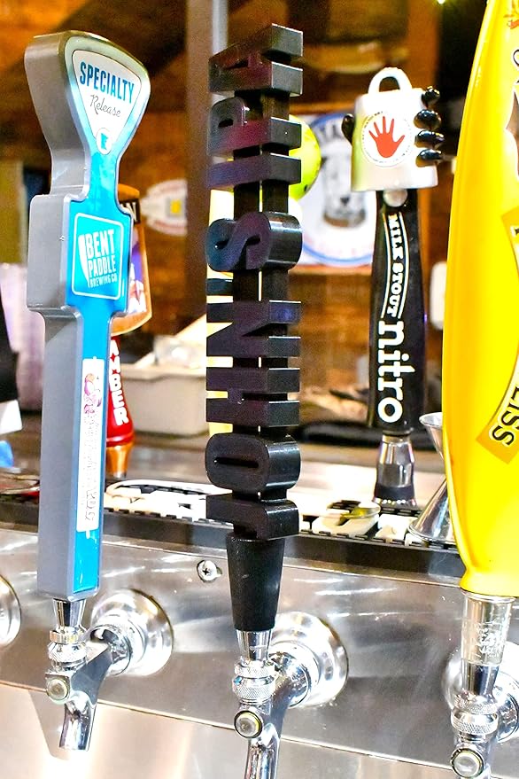 Custom Beer Tap Handle, Personalized Keg Handle for Kegerator and Craft Beers, Suitable for Home Brew, Bars, Kegs and Drafts - Blue
