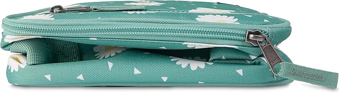 PackIt짰 Freezable Classic Lunch Box, Daisy Sage, Built with EcoFreeze짰 Technology, Collapsible, Reusable, Zip Closure With Zip Front Pocket and Buckle Handle, Designed for Fresh Lunch On the Go