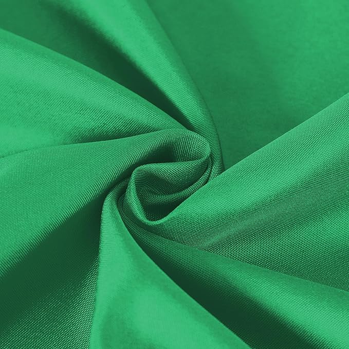 Cupuamon 90 inch Round Tablecloth Washable Polyester Table Cloth Decorative Table Cover for Wedding Party Dining Banquet（90 inch,Emerald）