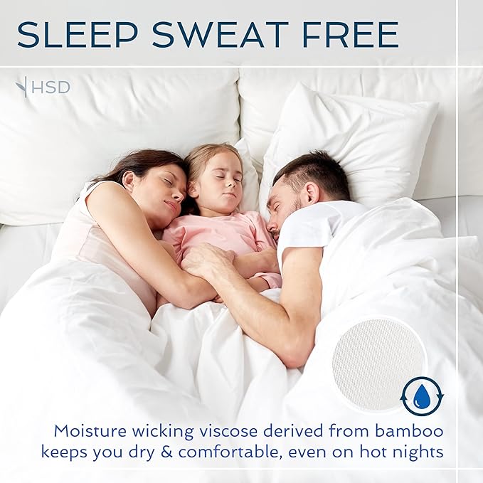 Hotel Sheets Direct 3 Piece Bed Sheet Set Twin XL Size, 100% Viscose Derived from Bamboo Sheets Set with 1 Pillowcase, Cooling & Breathable Luxury Bedding, Moisture-Wicking & Silky Soft Texture, Gray