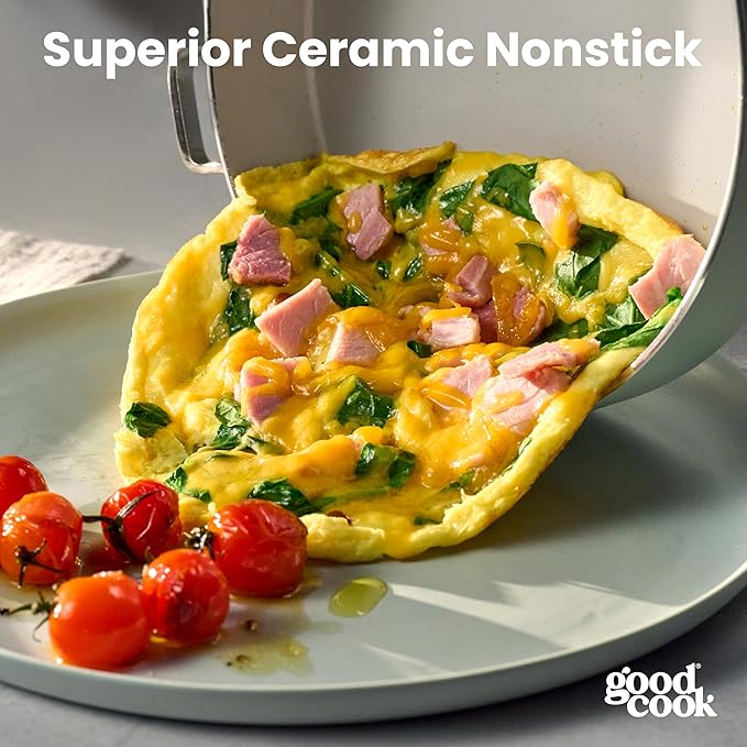 GoodCook Removable Handle ??Replacement for GoodCook Removable Handle Ceramic Cookware Set, Detachable, Secure Click-On Heat-Resistant, Durable & Easy to Attach, 1-Piece, Sage Green