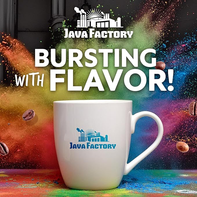 Java Factory Flavored Coffee Pods, Caramel Apple, Compatible with K Cup Brewers Including 2.0, 40 Count