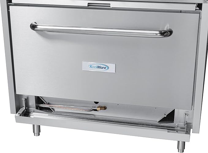 KoolMore 36 in. 6 Burner Commercial Liquid Propane Range with Oven (KM-CR36-LP)