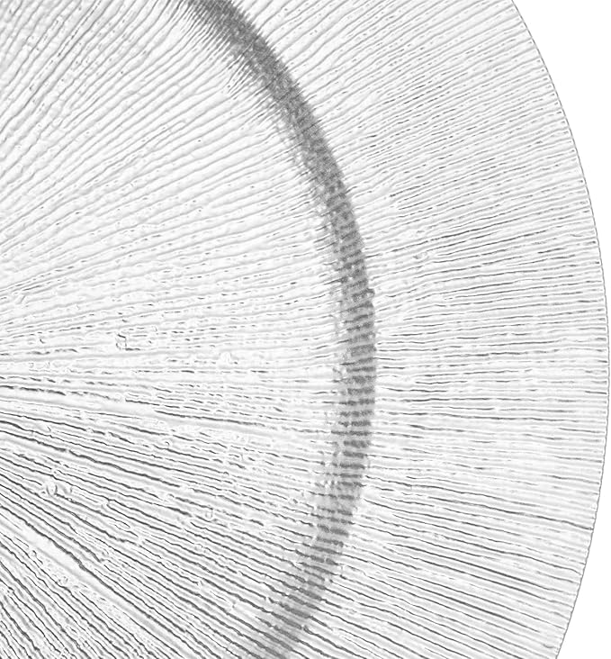 50pcs Silver Charger Plates, 13" Round Reusable Decorative Flower Relief Carving Bulk Chargers for Dinner Plates, Wedding, Bridal Shower