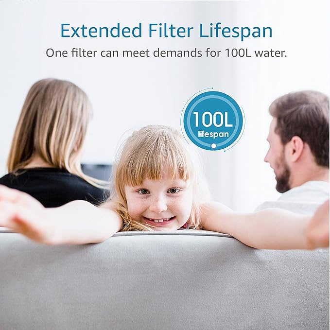 AQUA CREST Coffee Water Filter, Compatible with De'Longhi짰 Filter, DLS C002 De'Longhi짰 Water Filter, ECAM/EPAM/ETAM All Series, EC680, 4 Packs