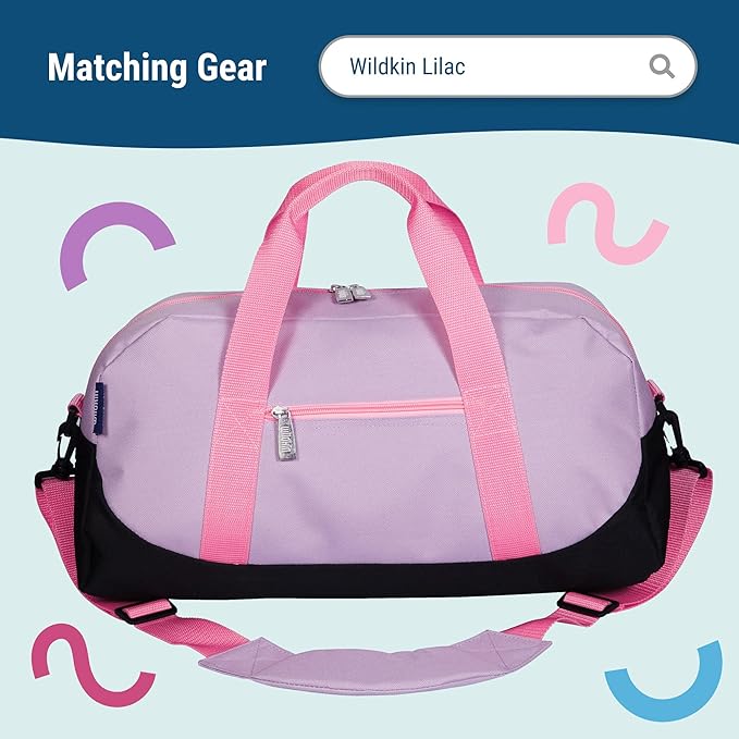 Wildkin Kids Insulated Lunch Box ??Durable and Reusable for School & Travel - Lilac