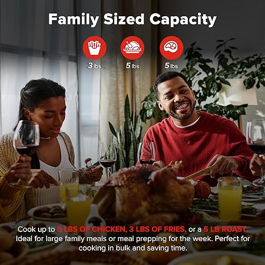 Nuwave PFAS-Free Steam Oven & Air Fryer, All-in-One Convection Cooker with Precision Steam Control, Toast, Air Fry, Sous Vide, Steam & More, Juicier Meats, 120 Presets, 50??50°F, Stainless Steel
