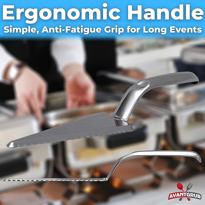Heavy Duty, Recyclable 10" Dessert Servers 12 Pack. Perfect for Serving Pie, Cake and Pizza. Best Disposable Plastic Cutters for a Wedding or Birthday Party. Great Shovel Slicers for Catering Events