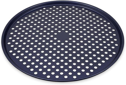 Zyliss Durable Non-Stick Pizza Tray | Carbon Steel | Dark Blue | Pizza Tray/Bakeware | Dishwasher Safe | 5 Year Guarantee…