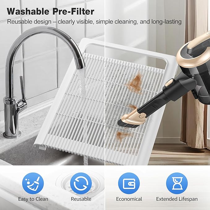 KNKA Air Purifier for Home Bedroom Large Room Up to 3,500 Ft짼, HEPA Air Cleaner with Washable Pre-Filter, AHAM VERIFIDE, AQI Display, ECO Mode, Pet Mode for Pets, Allergies, Dust, Pollen, APH4000