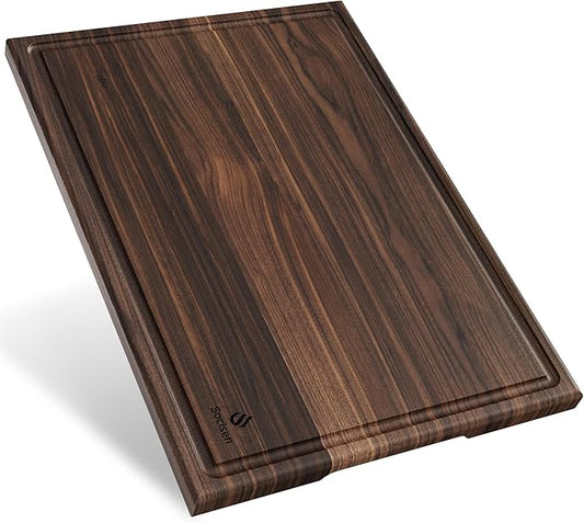 Cutting Board Wood Chopping Board Double Sided Charcuterie Boards Serving Board Kitchen Essential House Warming Hostess Host Gift Serving Tray for Christmas Wedding Birthday Camel