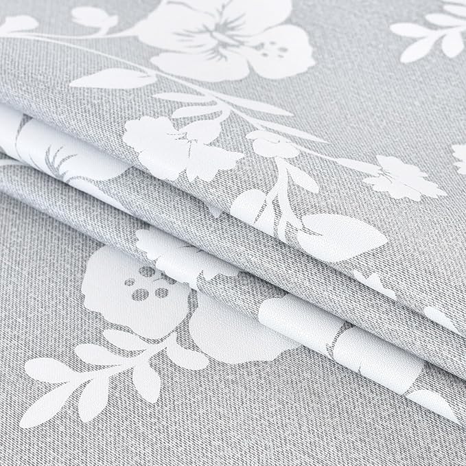 LOHASCASA Farmhouse Sunflower Vinyl Tablecloth for Rectangle Tables, PVC Waterproof Plastic Table Cloth Cover Oblong Tables, Wipeable Oilcloth Tablecloths for Outside Patio Table, BBQ 54x78 Inch