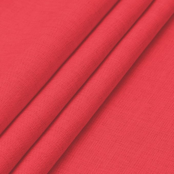 Easy-Going Faux Linen Waterproof Spill-Proof Tablecloth Stain Resistant Rectangle Table Cloth Wrinkle Free Decorative Fabric for Kitchen, Dining, Party, Weddings, Restaurants (60x120 in, Red)