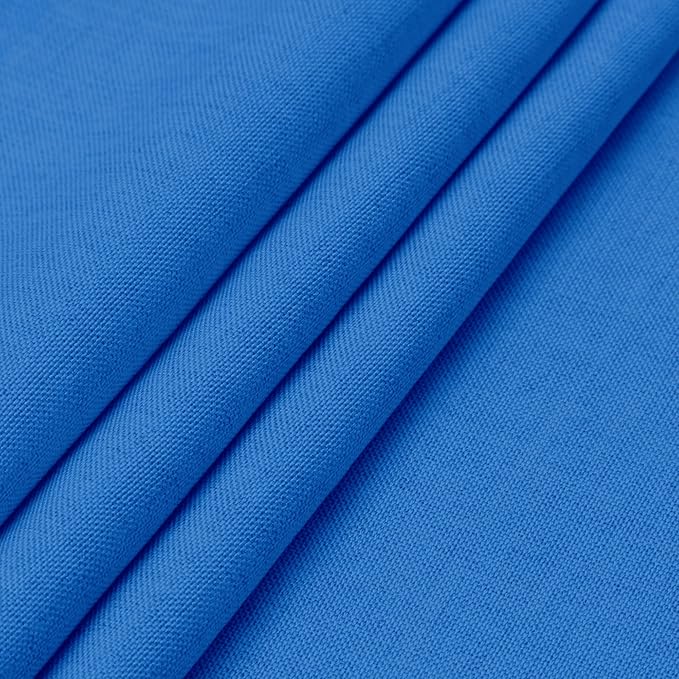 Easy-Going Faux Linen Waterproof Spill-Proof Tablecloth Stain Resistant Round Table Cloth Wrinkle Free Decorative Fabric for Kitchen, Dining, Party, Weddings, Restaurants (60 in-Round, Royal Blue)