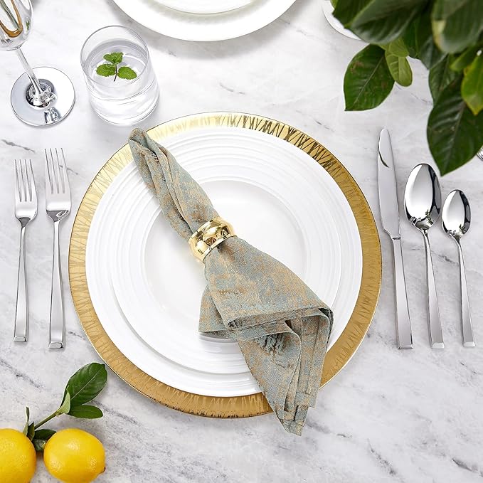 KEAWELL Premium Imperial 20-Piece Silverware Set, Service for 4 ??Heavy Duty 18/10 Stainless Steel Flatware, Dishwasher Safe for Elegant Dining and Holiday Hosting (20, Silver)