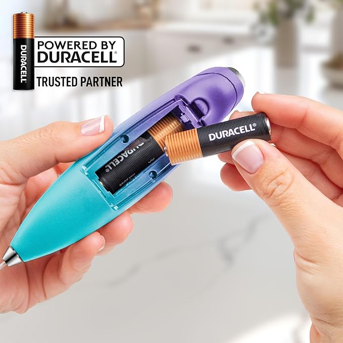 Zulay Kitchen Milk Frother Handheld Electric Whisk with AA Duracell Batteries ??Durable Drink Mixer for Coffee, Lattes, Cappuccinos & More - Aurora