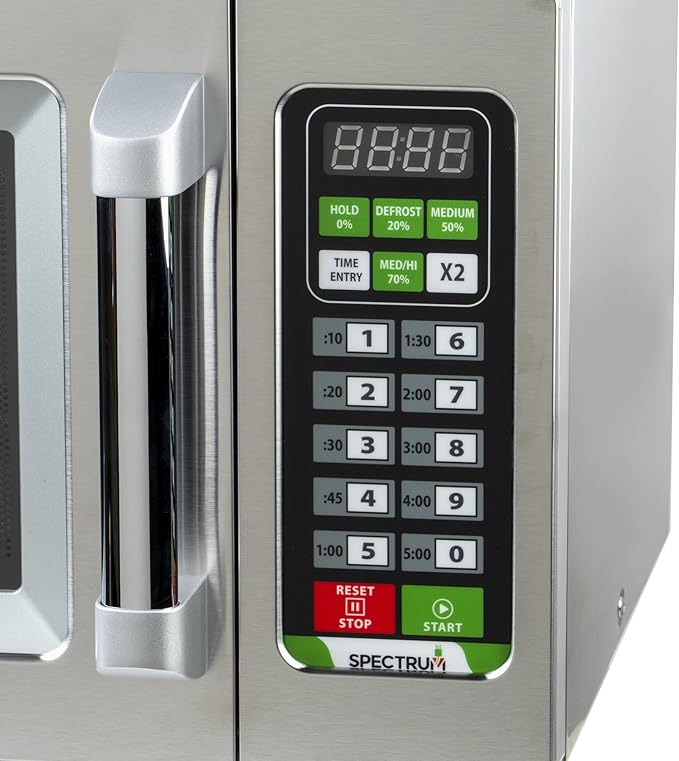 Winco Commercial-Grade Microwave with Touch Controls, 1,000 W, .9 Cubic Feet