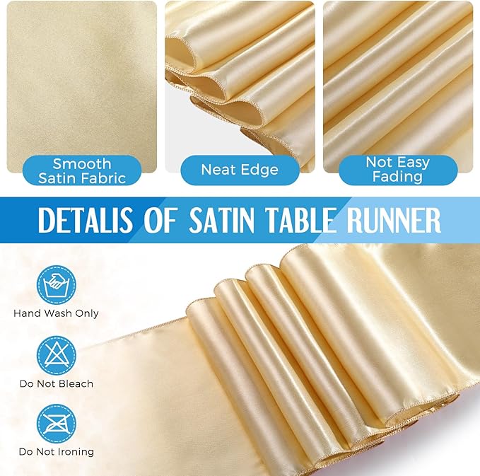 Tudomro 16 Pcs Teal and Gold Disposable Plastic Tablecloths and Satin Table Runner Set 54x108 Inch Tablecloth 12x108 Inch Table Runners for New Year Wedding Birthday Baby Shower Graduation