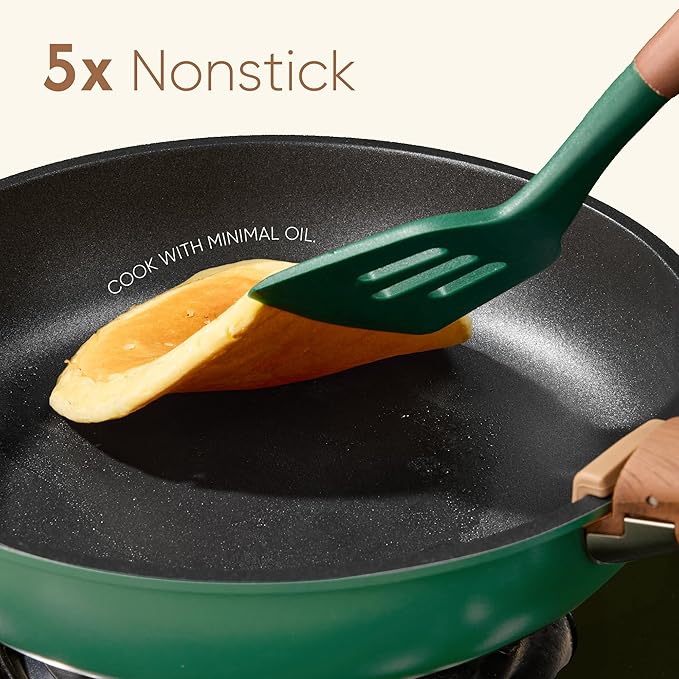 CAROTE 15pcs Pots and Pans Set, Nonstick Cookware Set Detachable Handle, Induction Kitchen Cookware Sets Non Stick with Removable Handle, RV Cookware Set, Oven Safe