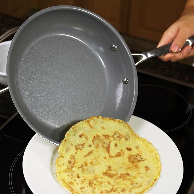 Chantal Induction 21 Steel Ceramic Coated Fry Pan, 10-Inch