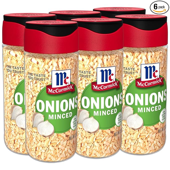 McCormick Minced Onions, 2 oz (Pack of 6)