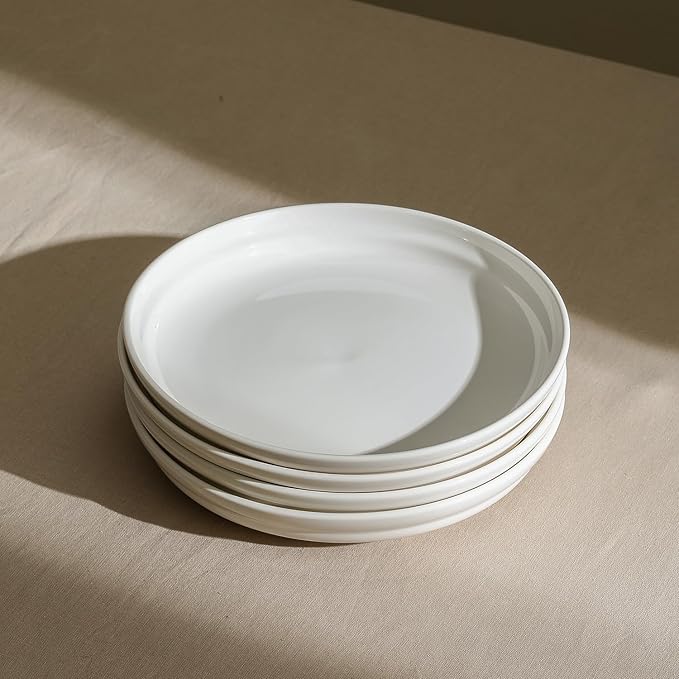 Stone Lain Virtuo 12-Piece Dinnerware Set Porcelain, White